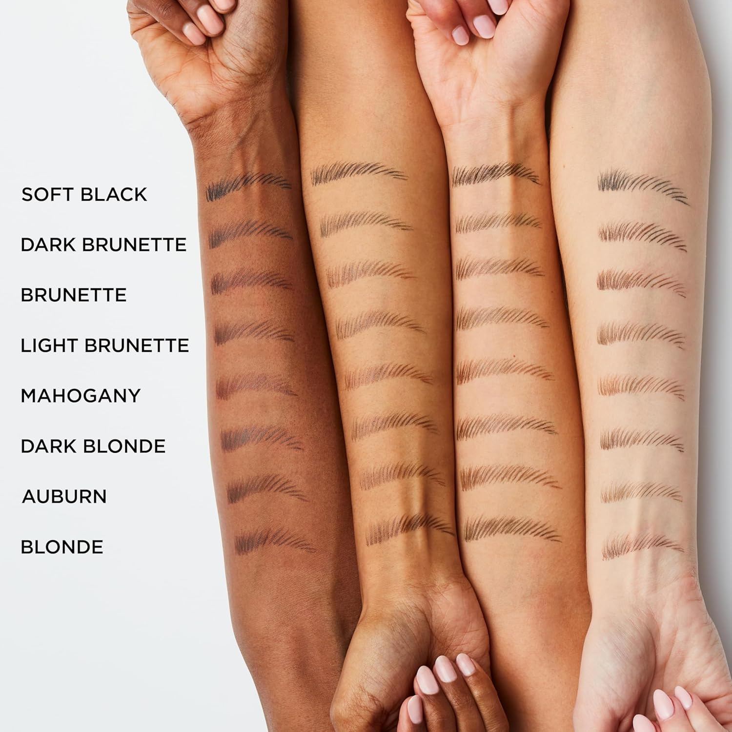 Crayon à Sourcils L'Oréal Paris Faux Brow - Effet Poils Naturels Double Pinceau Châtain Clair 1,2ml