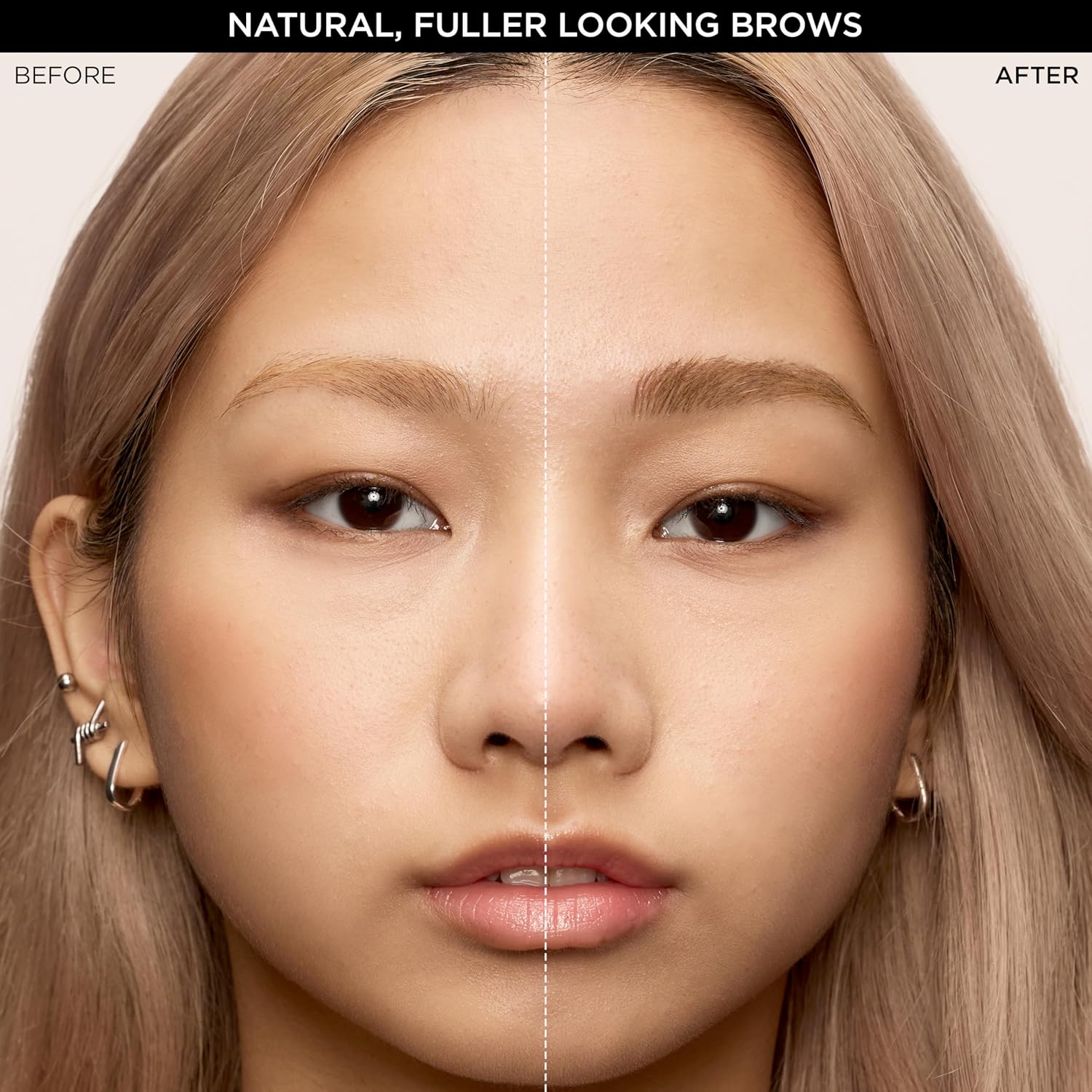 Crayon à Sourcils L'Oréal Paris Faux Brow - Effet Poils Naturels Double Pinceau Châtain Clair 1,2ml